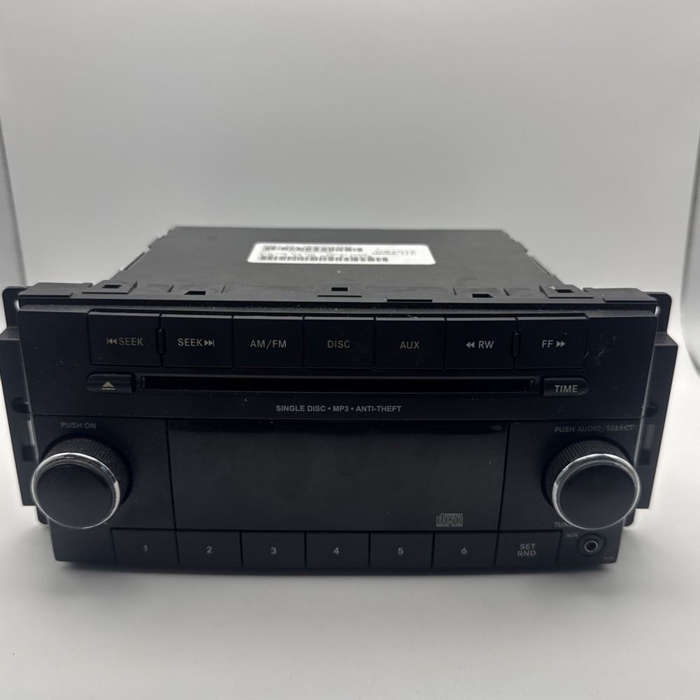 UNTESTED Chrysler Dodge Jeep Radio Cd Player Aux Surius Satellite P05091117AC